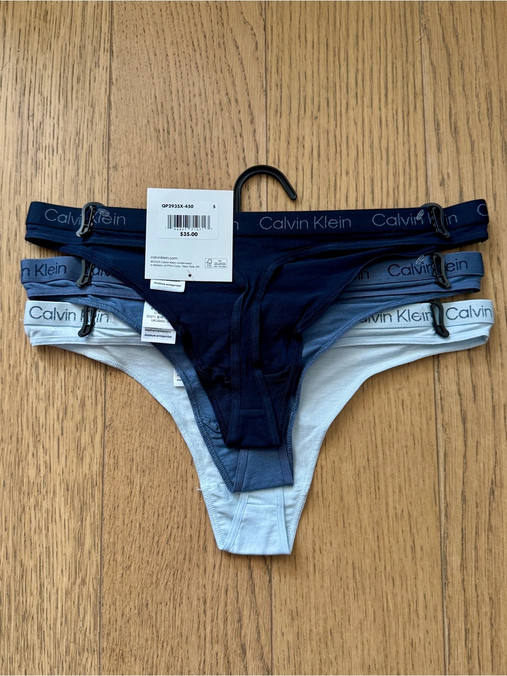 3 Calvin Klein Cotton Thong Size S - Picture 3 of 5